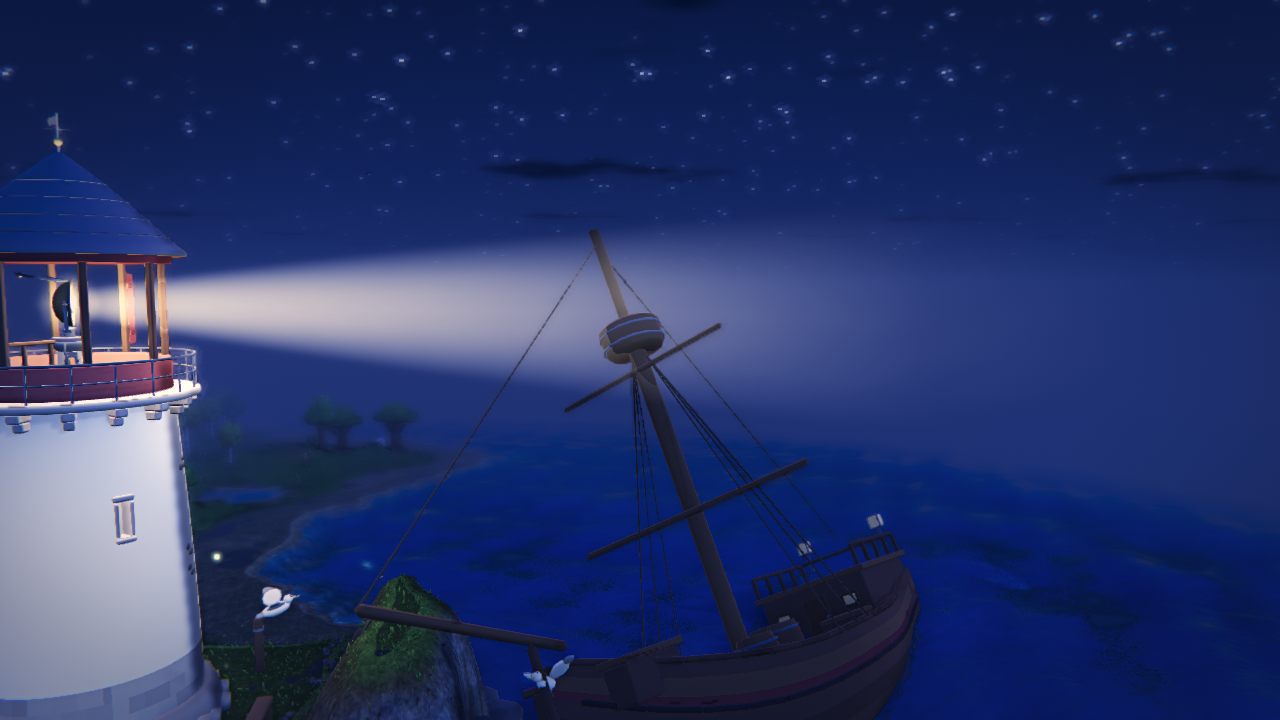 Der Leuchtturm bei Nacht